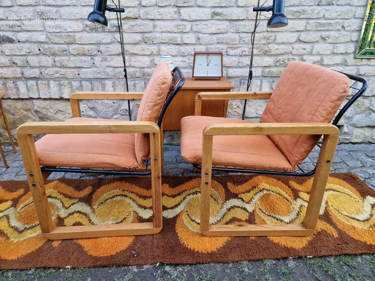Vintažiniai mid century Bauhaus st. foteliai - nuotraukos Nr. 6