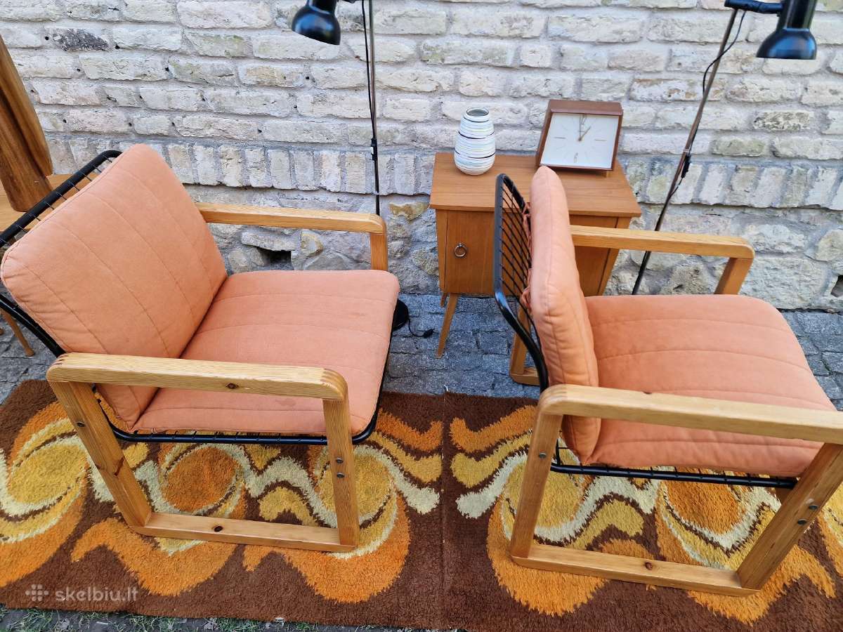 Vintažiniai mid century Bauhaus st. foteliai - nuotraukos Nr. 7