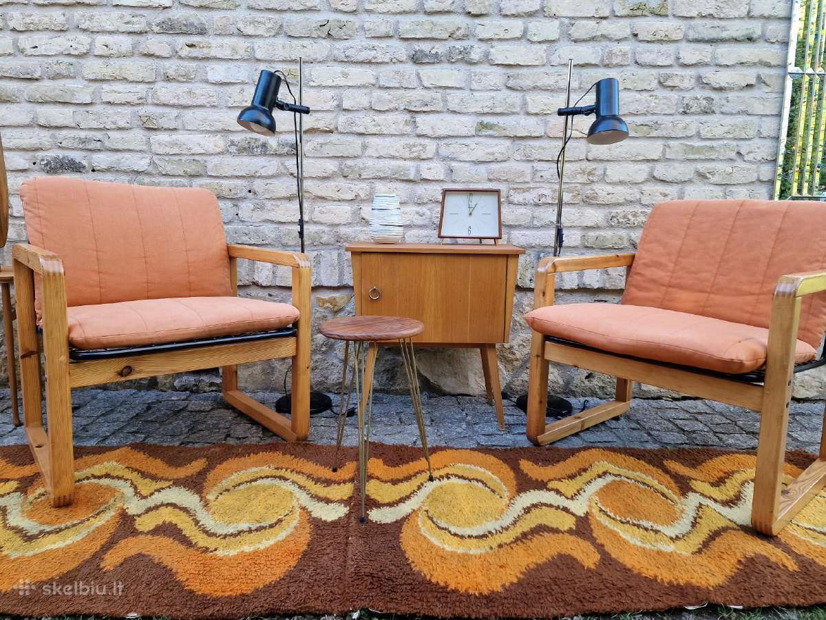 Vintažiniai mid century Bauhaus st. foteliai - nuotraukos Nr. 14