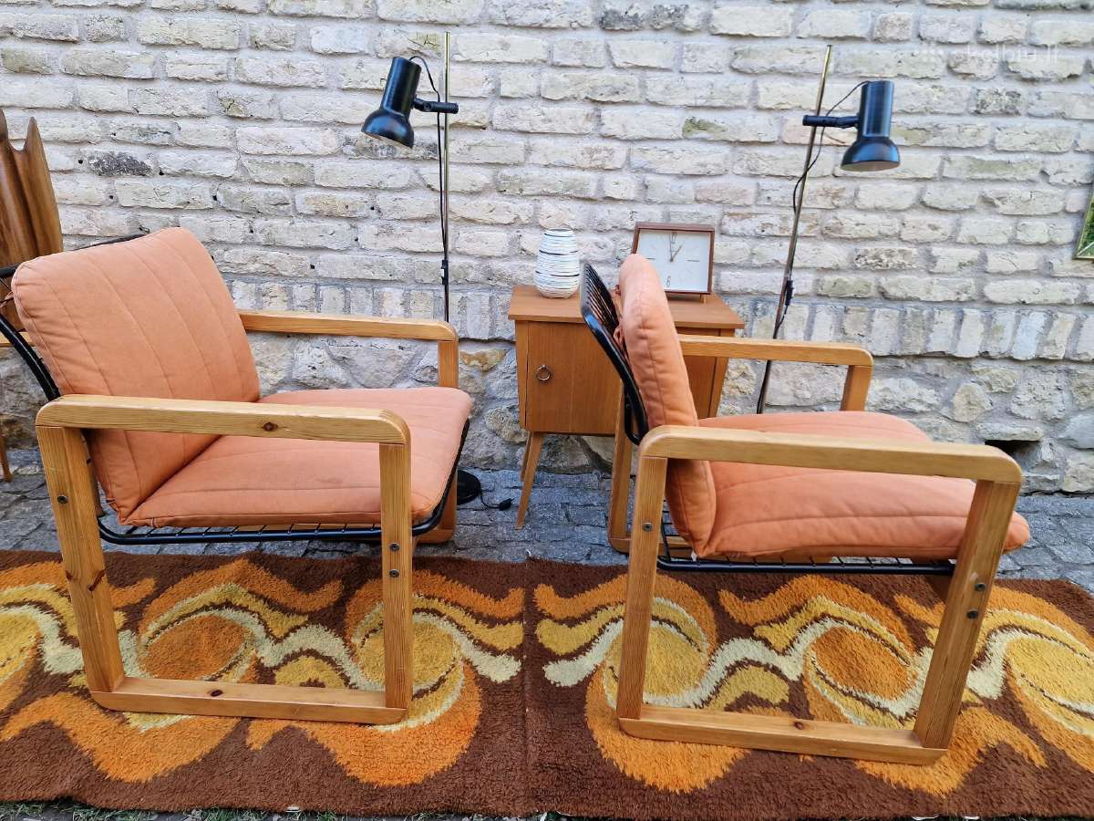 Vintažiniai mid century Bauhaus st. foteliai - nuotraukos Nr. 16