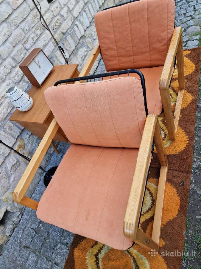 Vintažiniai mid century Bauhaus st. foteliai - nuotraukos Nr. 19
