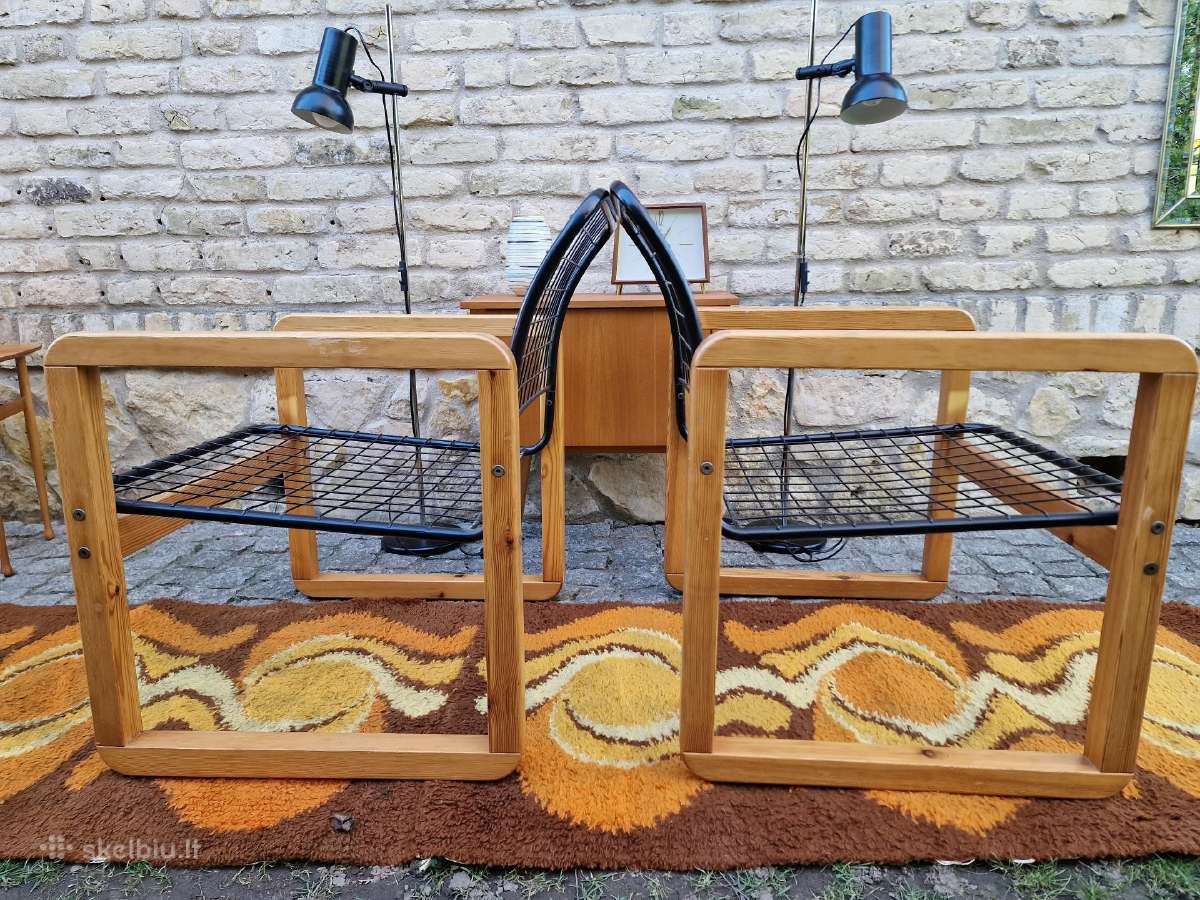 Vintažiniai mid century Bauhaus st. foteliai - nuotraukos Nr. 21