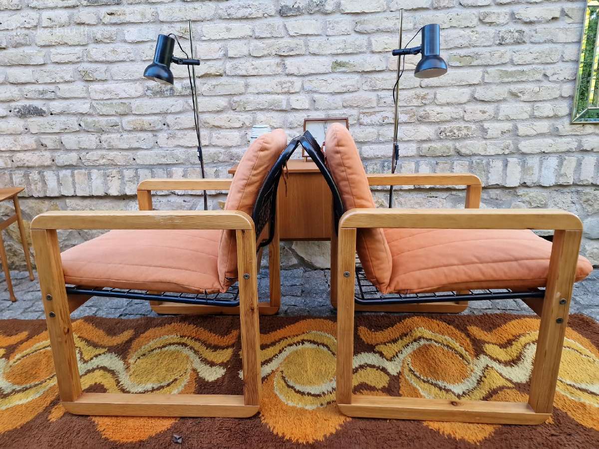 Vintažiniai mid century Bauhaus st. foteliai - nuotraukos Nr. 25