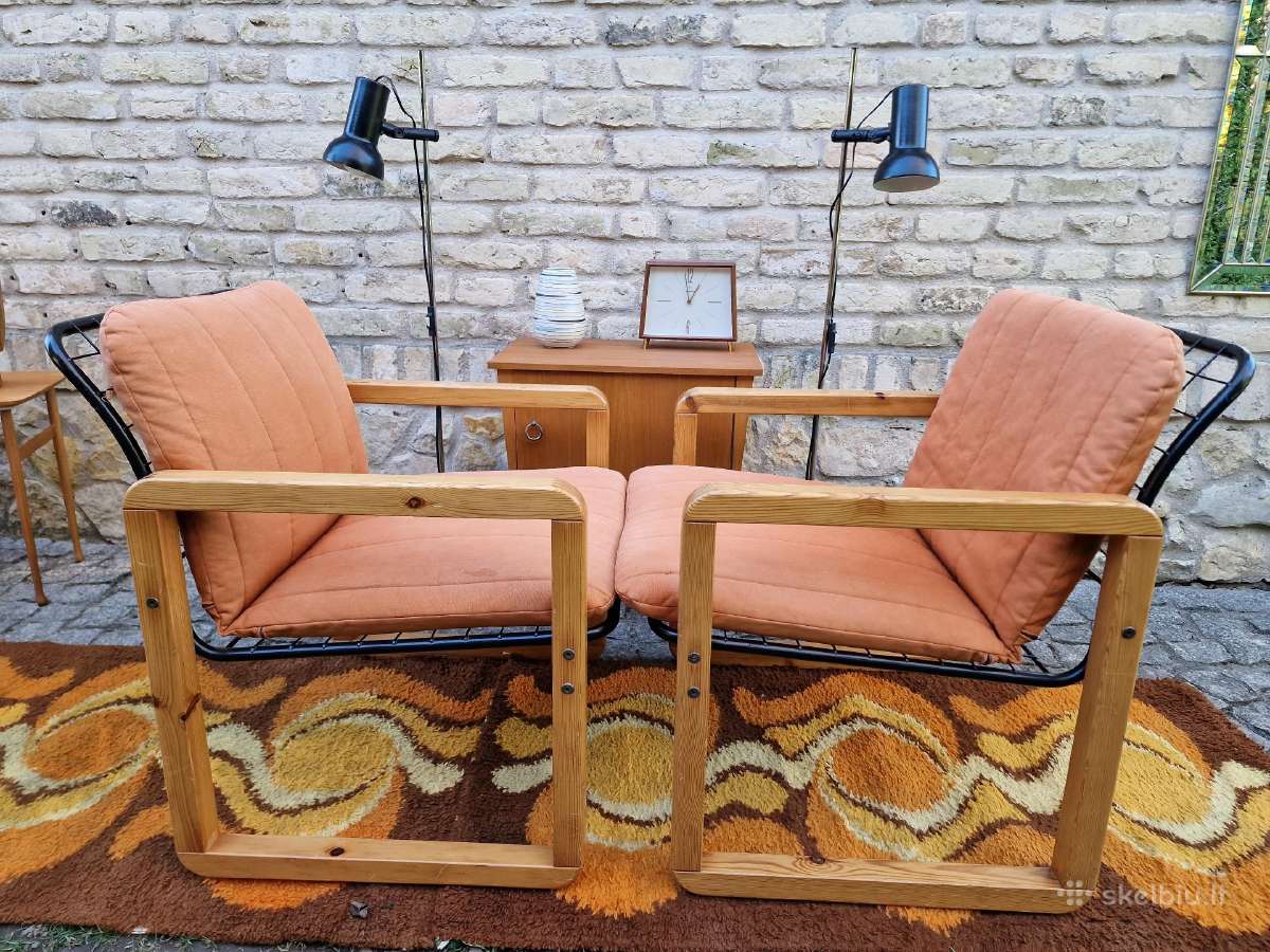Vintažiniai mid century Bauhaus st. foteliai - nuotraukos Nr. 26