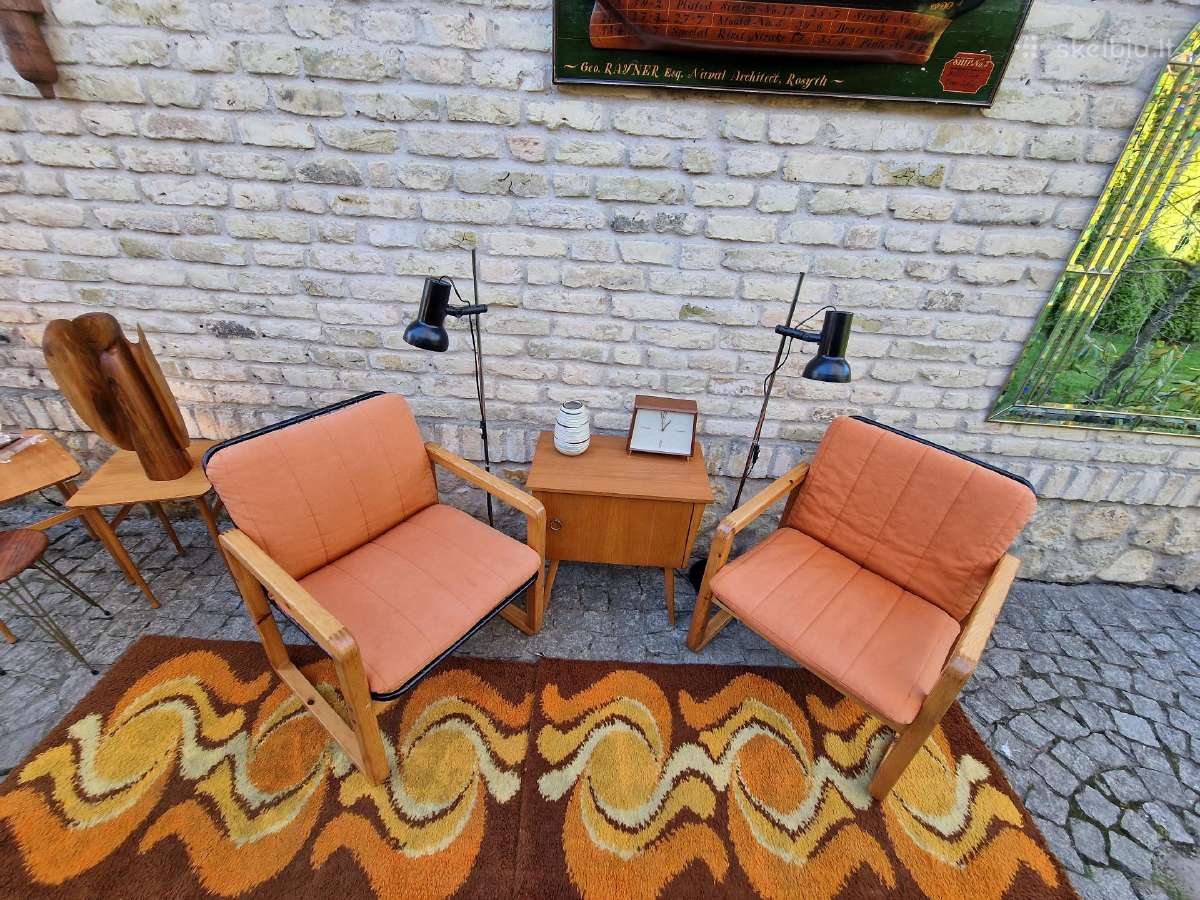 Vintažiniai mid century Bauhaus st. foteliai - nuotraukos Nr. 35