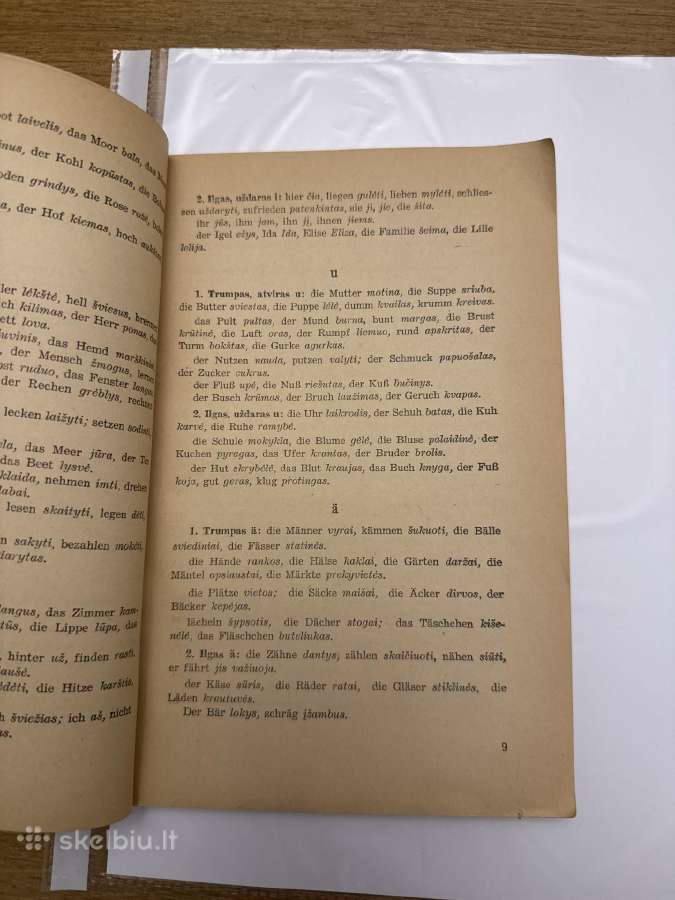 Lehrbuch Der Deutshen Sprache I. Teil 6. Auflage. - nuotraukos Nr. 3