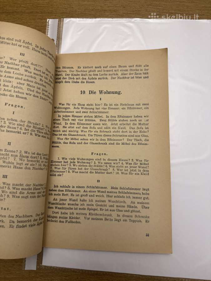 Lehrbuch Der Deutshen Sprache I. Teil 6. Auflage. - nuotraukos Nr. 4