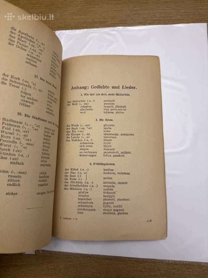Lehrbuch Der Deutshen Sprache I. Teil 6. Auflage. - nuotraukos Nr. 7
