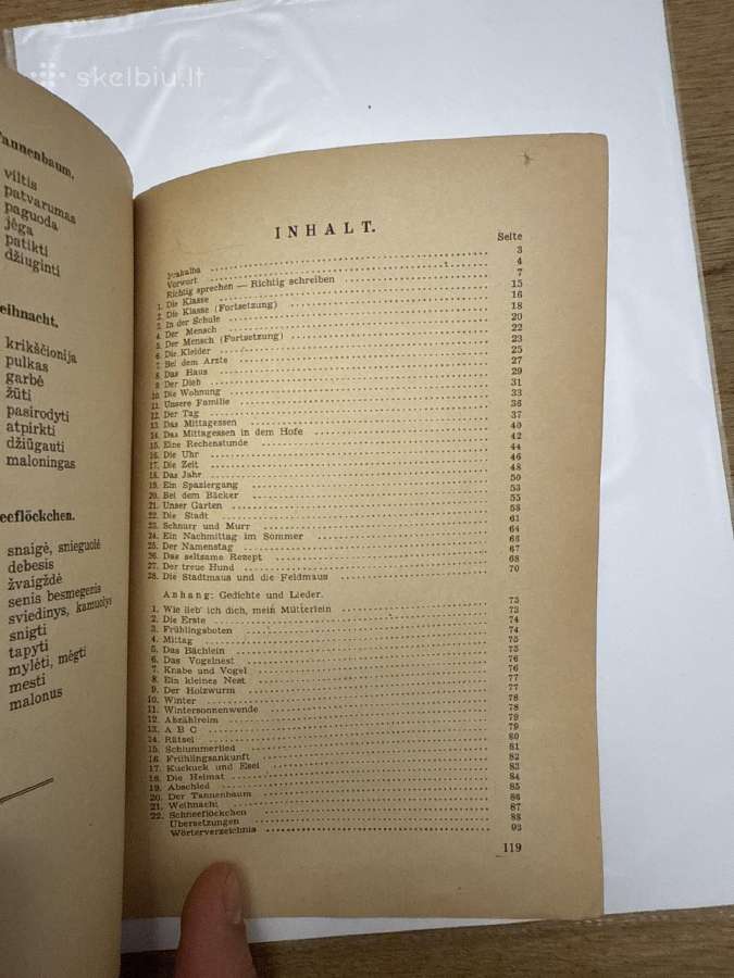 Lehrbuch Der Deutshen Sprache I. Teil 6. Auflage. - nuotraukos Nr. 8