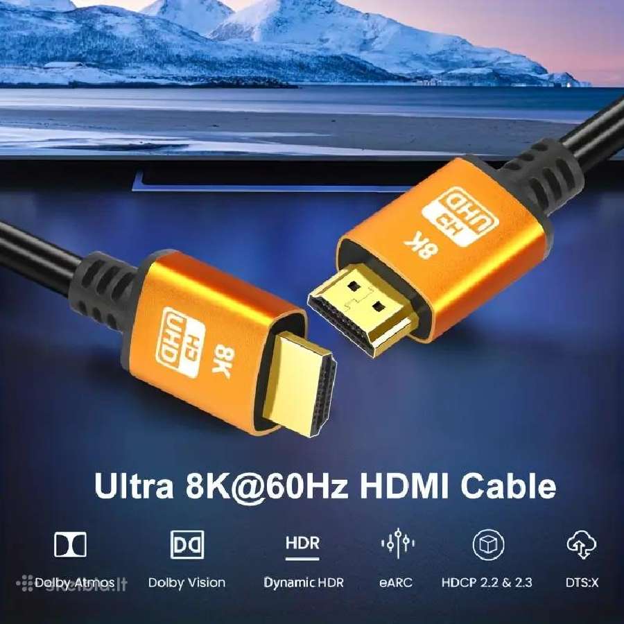 Aukštos kokybės Hdmi 2.1 laidai 4k 120hz 3m – nauj