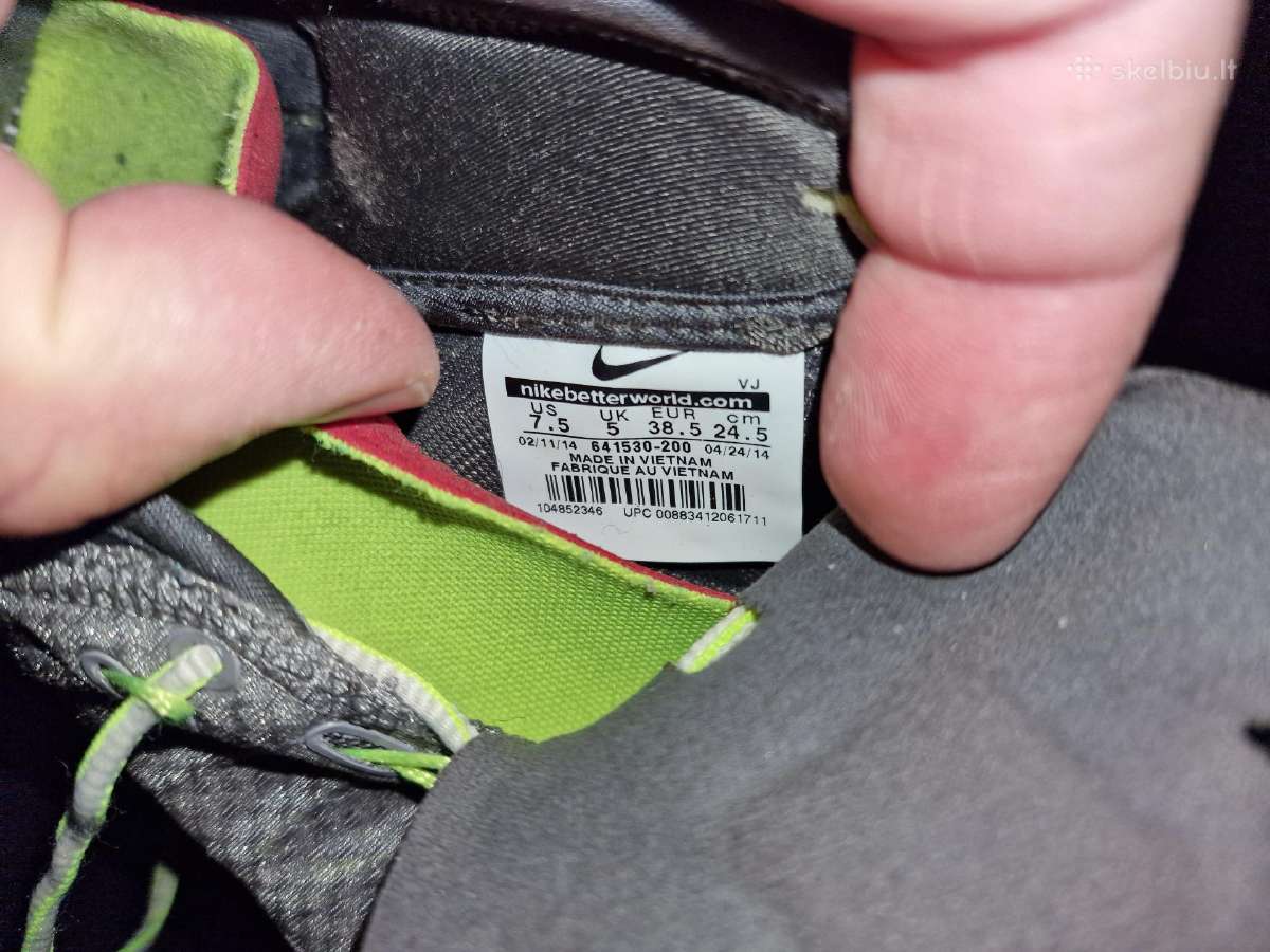Nike Free 1.0 Cross treniruočių bateliai. 38,5 d. - nuotraukos Nr. 11
