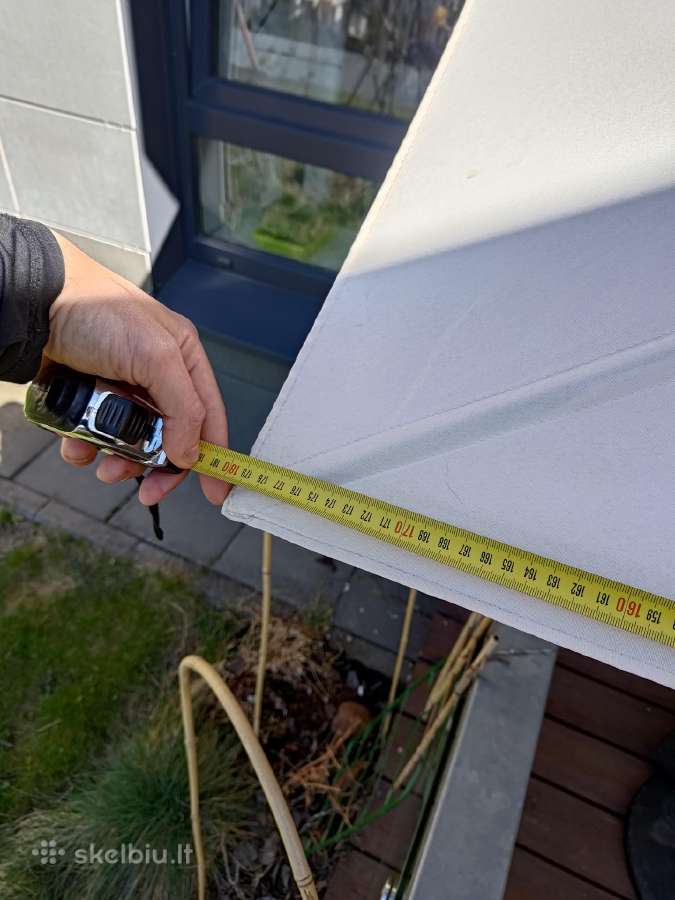 Balkono saulės skėtis 360 kampu 1.3x1.8m - nuotraukos Nr. 6