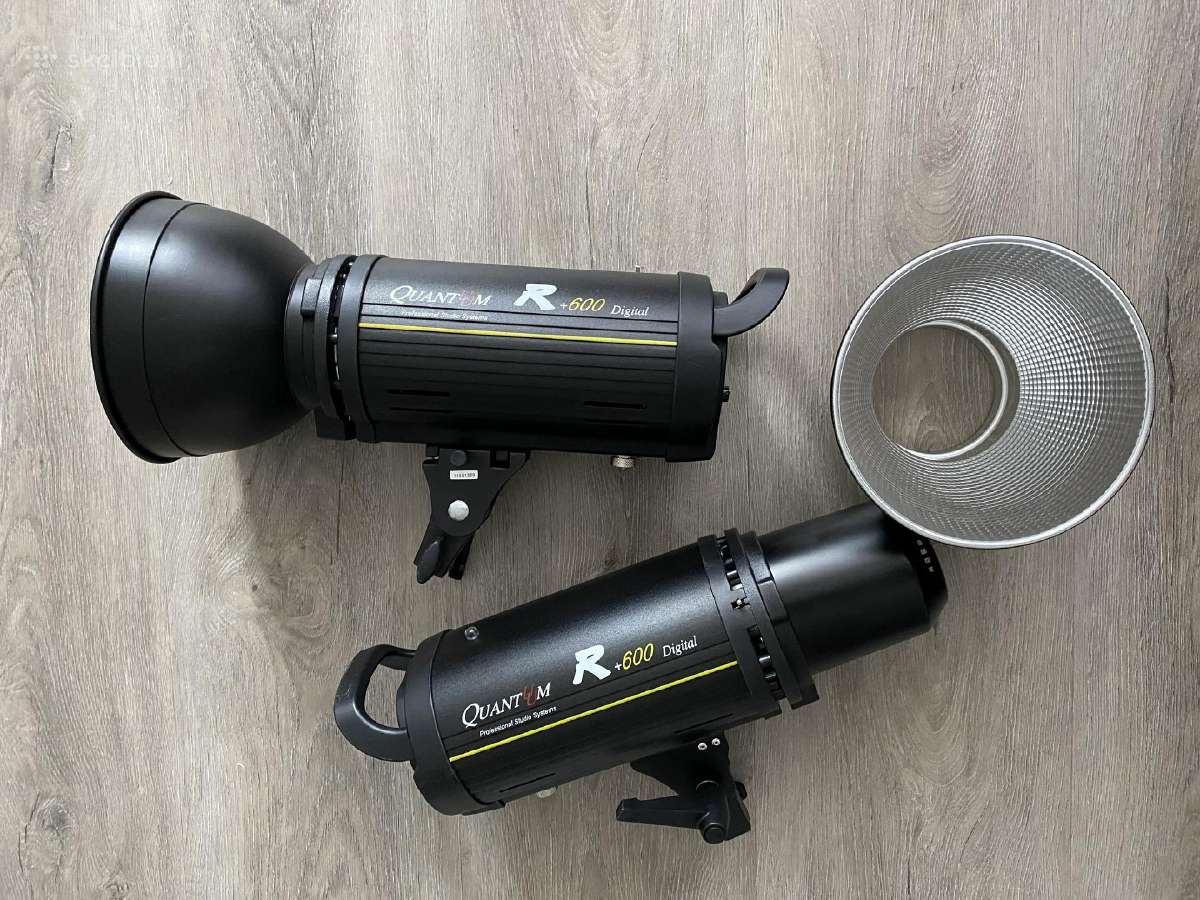 Foto blykstė studijinis apšvietimas Quantum R 600 - nuotraukos Nr. 3
