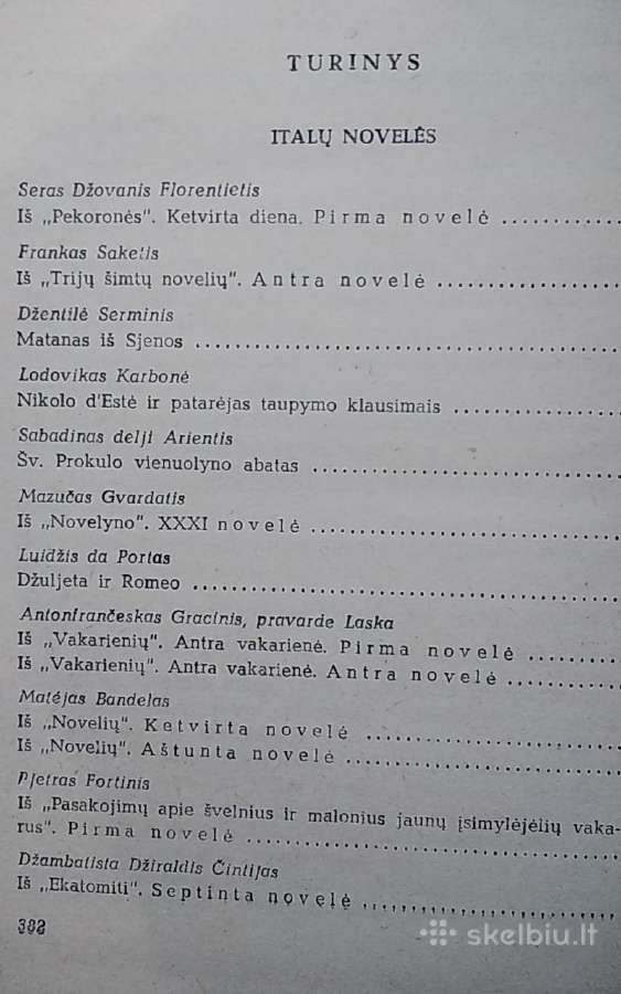 Renesanso novelės - nuotraukos Nr. 3