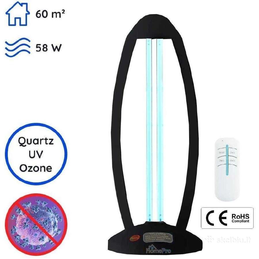 Naudotos ultravioletins baktericidinės lempos