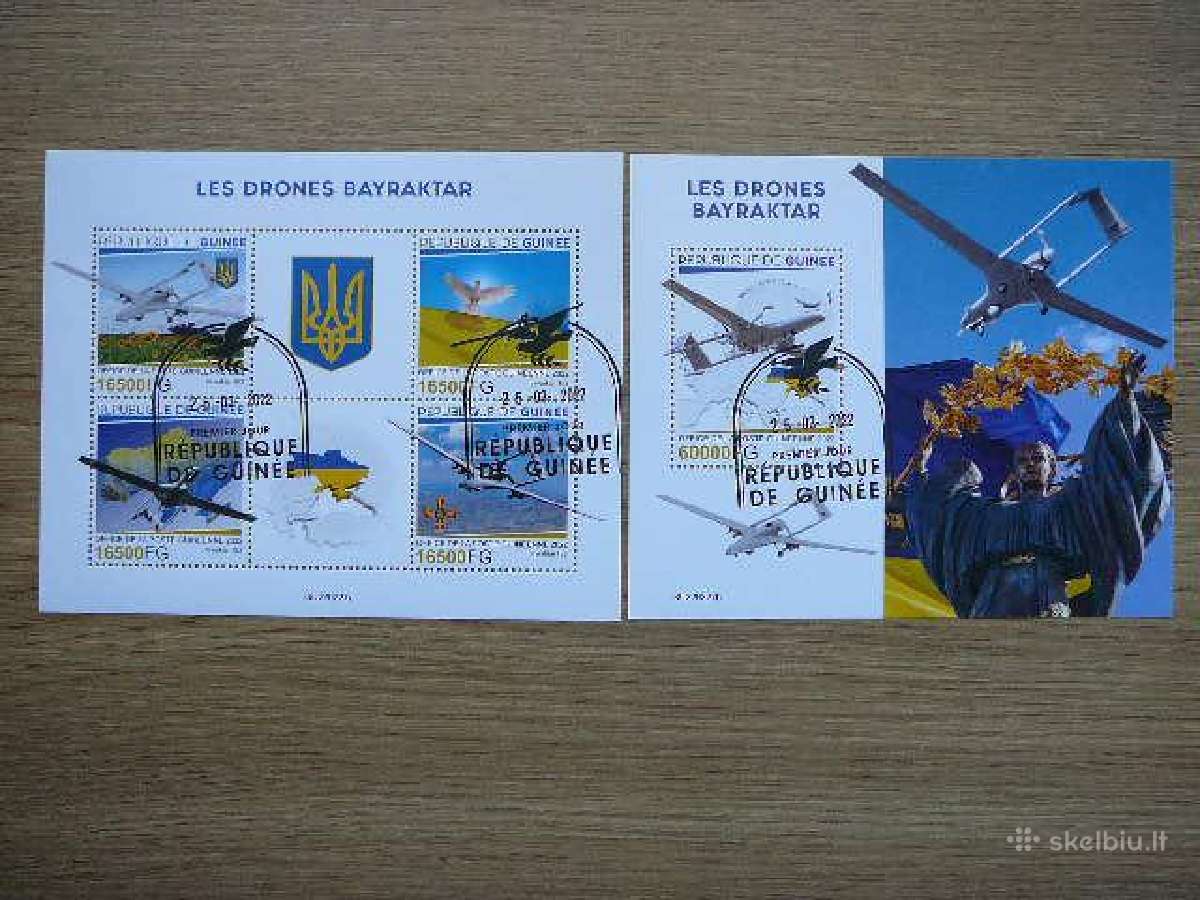 Karas - Ukraina Gvineja 2022 Dronai antsp. gvn91