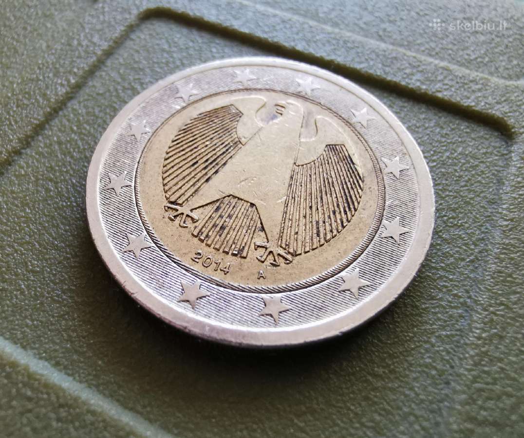 2 eurų moneta