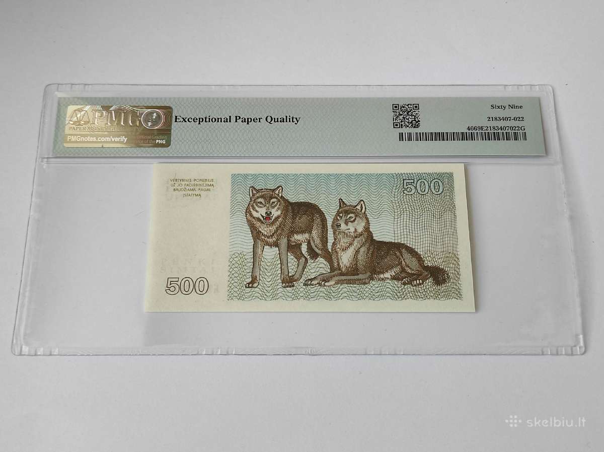 200 ir 500 talonų 1993 Pmg 69 - nuotraukos Nr. 3