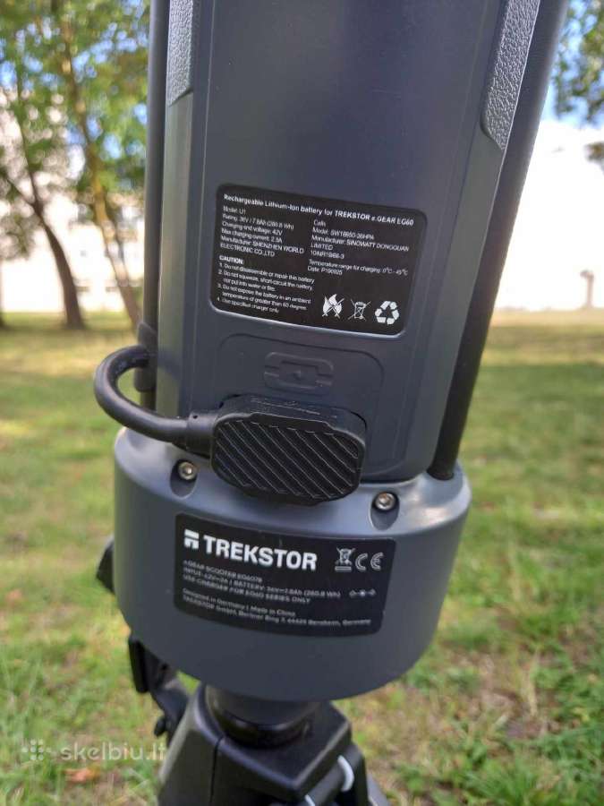 Elektrinis paspirtukas Trekstor (Vokiškas) - nuotraukos Nr. 6