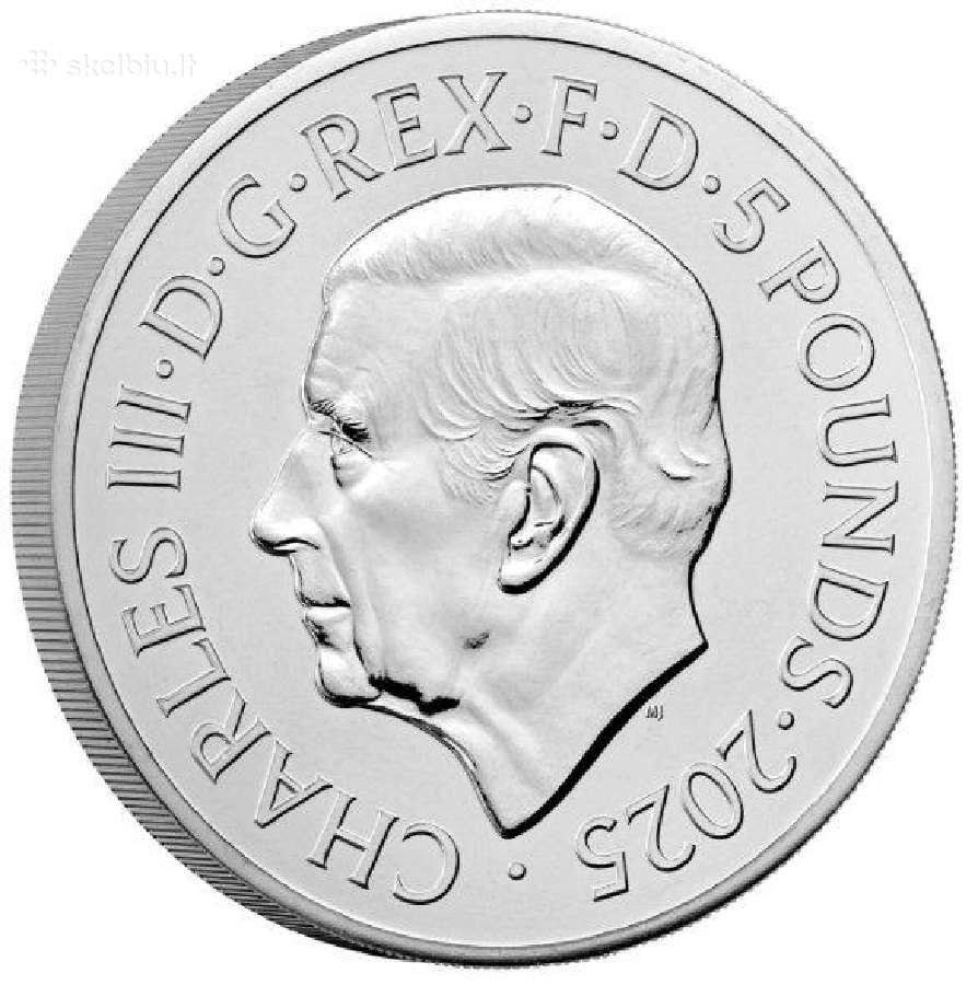 Muzikos legendos - Džonas Lenonas 2025 Jk 5£ Bu - nuotraukos Nr. 5