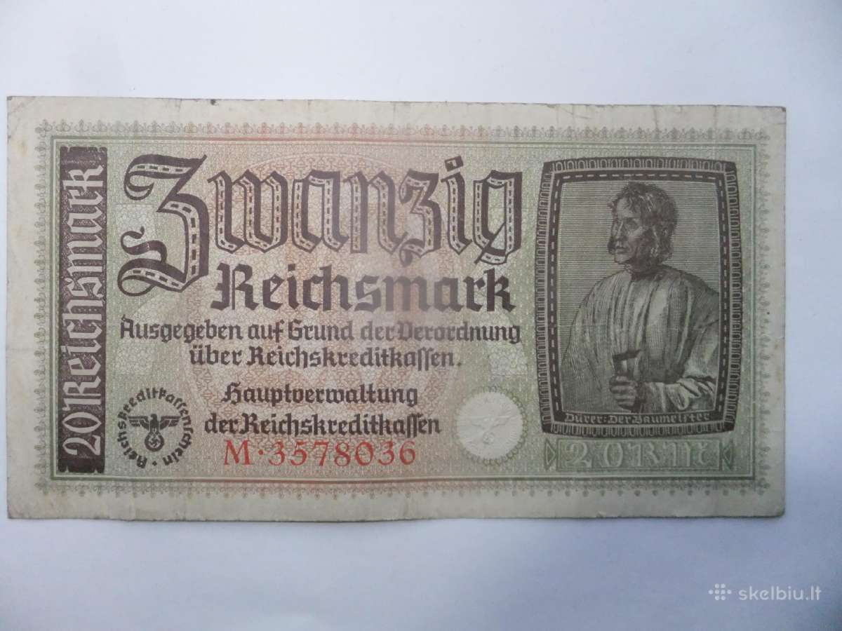 Vokietija-reichsmarkes 1939-1945m. - nuotraukos Nr. 3