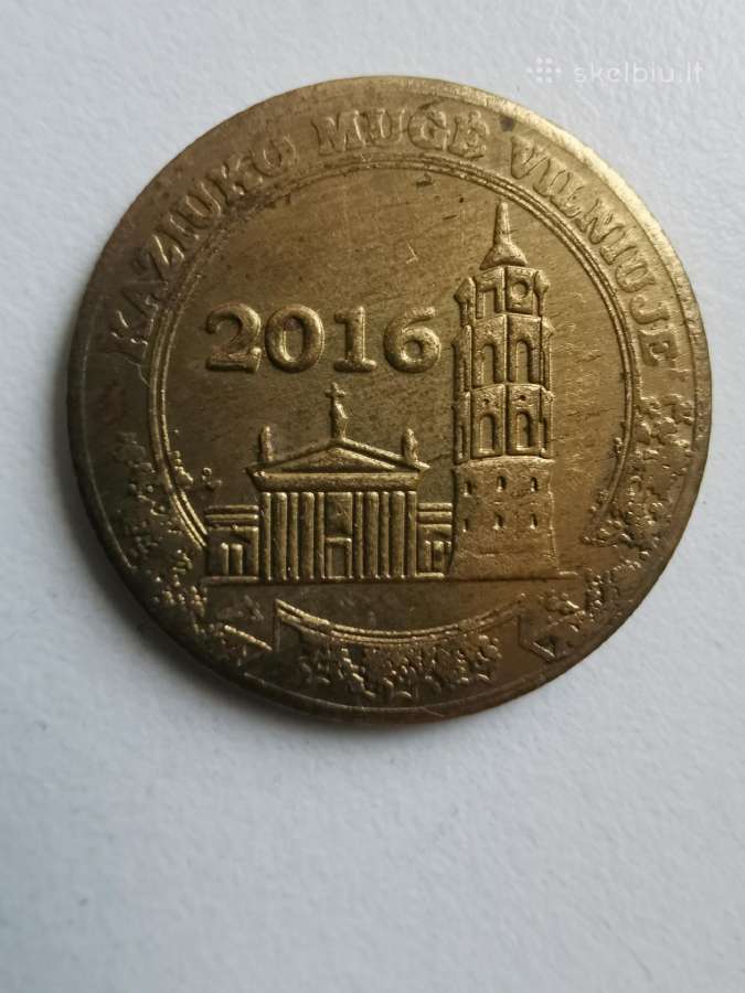 2016 m. Žetonas - nuotraukos Nr. 2