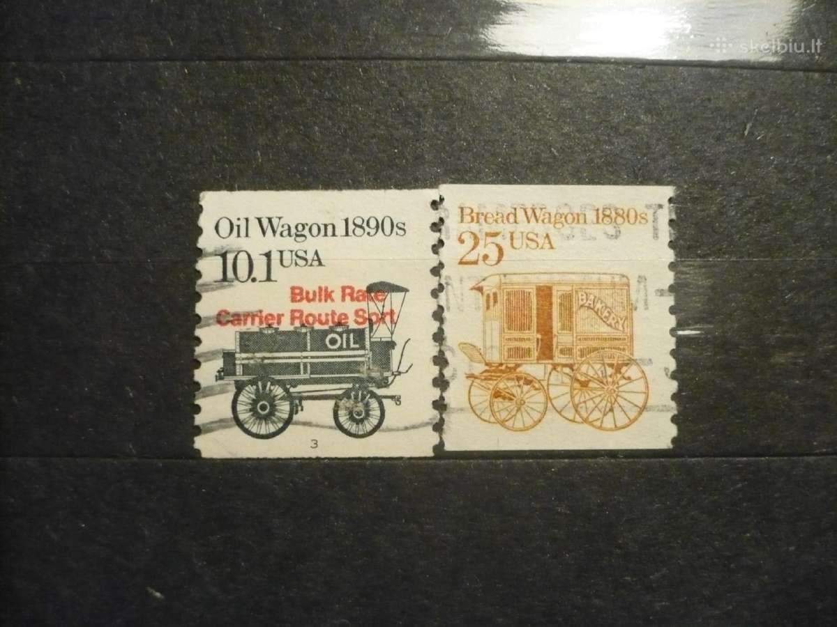 1985 -1989 Transportas - Ritės antspaudai