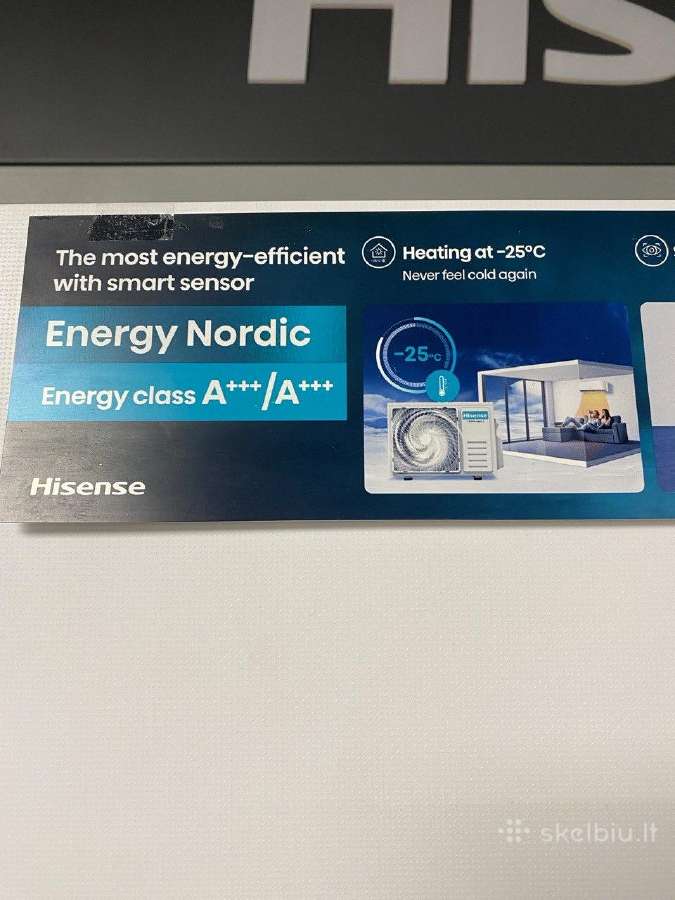 Kondicionierius Hisense Energy Nordic 3,5kw - nuotraukos Nr. 7