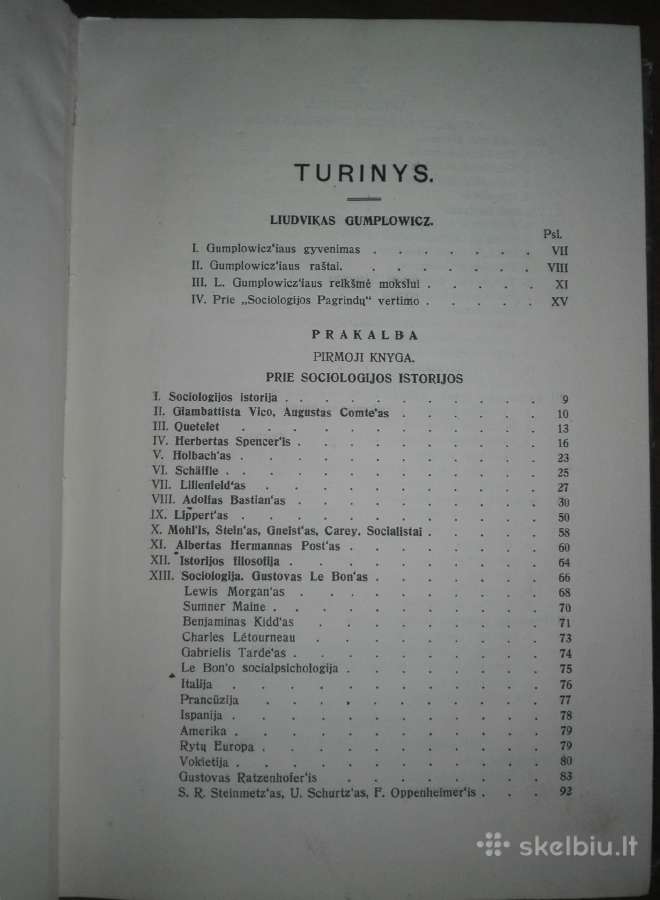 1020. Sociologijos Pagrindai. Liudvikas Gumplowicz - nuotraukos Nr. 3