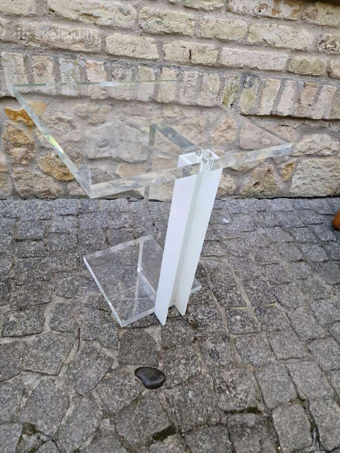Vintažinis mid century poliakrilo audio stovas - nuotraukos Nr. 8