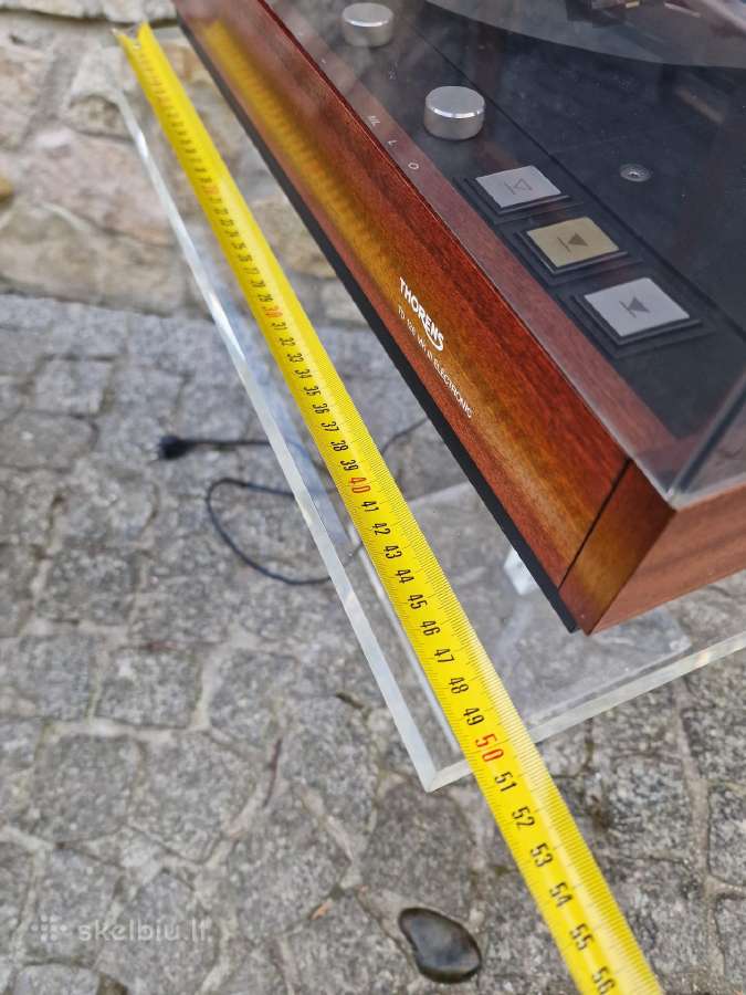 Vintažinis mid century poliakrilo audio stovas - nuotraukos Nr. 11