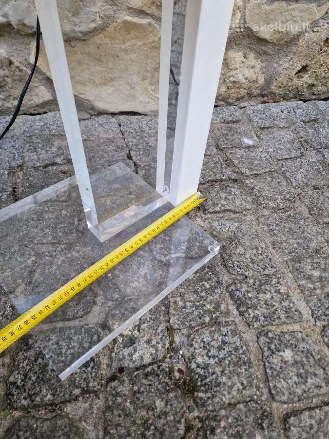 Vintažinis mid century poliakrilo audio stovas - nuotraukos Nr. 13