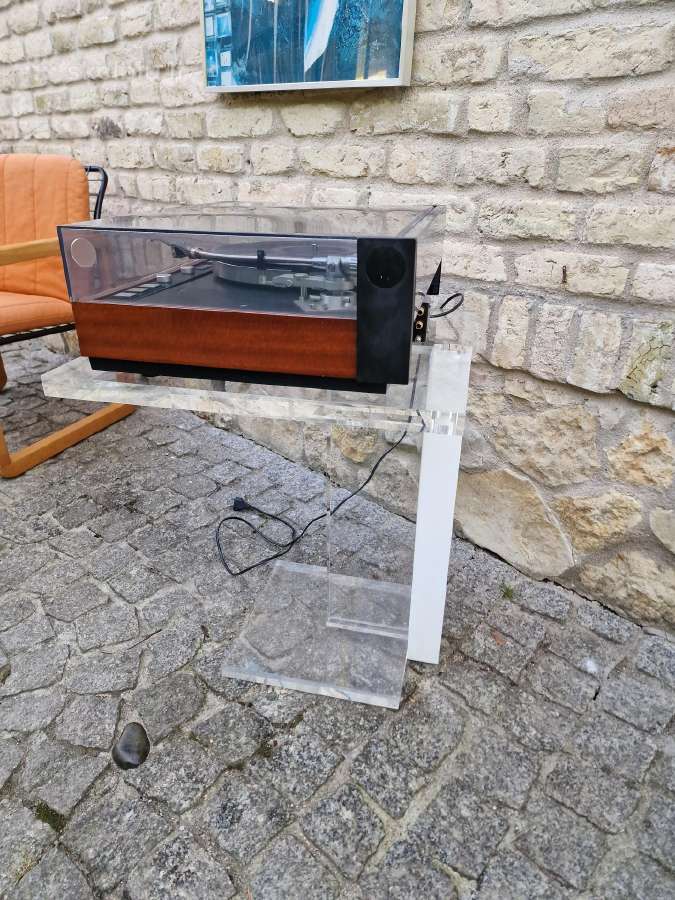 Vintažinis mid century poliakrilo audio stovas - nuotraukos Nr. 18