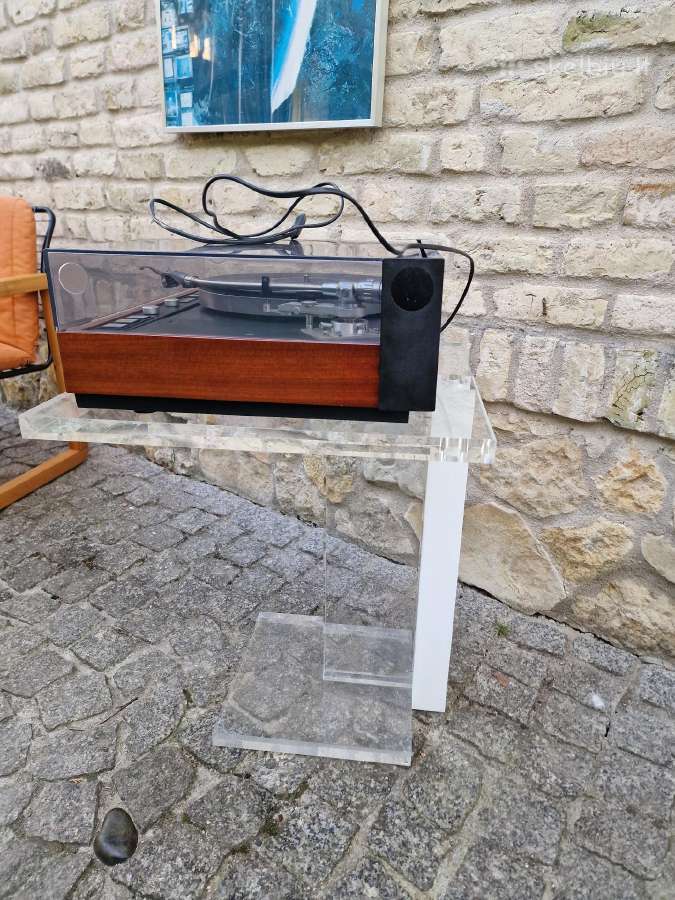Vintažinis mid century poliakrilo audio stovas - nuotraukos Nr. 19