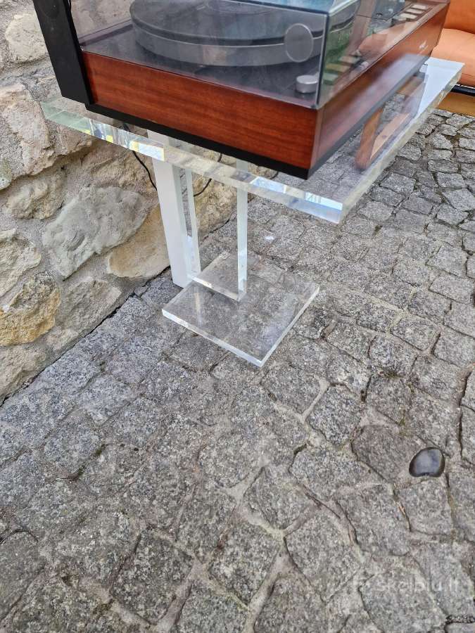 Vintažinis mid century poliakrilo audio stovas - nuotraukos Nr. 22