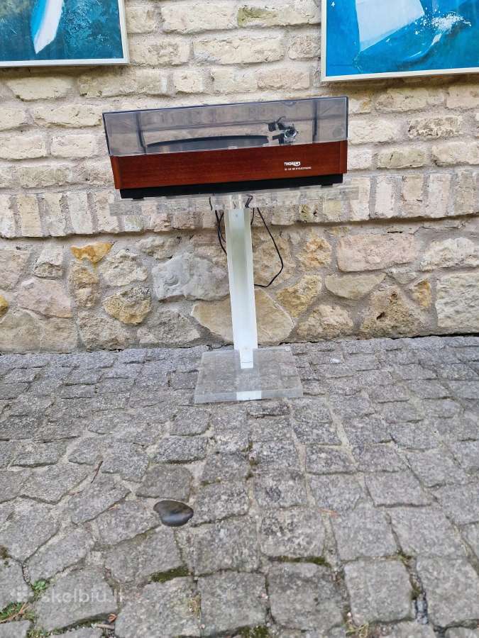 Vintažinis mid century poliakrilo audio stovas - nuotraukos Nr. 25