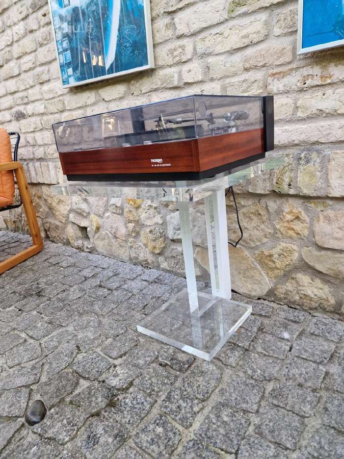 Vintažinis mid century poliakrilo audio stovas - nuotraukos Nr. 27