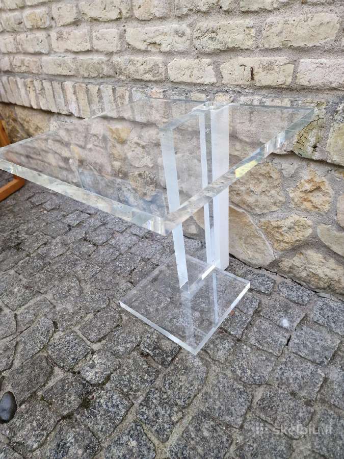 Vintažinis mid century poliakrilo audio stovas - nuotraukos Nr. 38