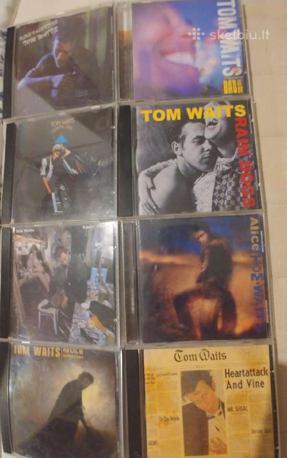 15 Tom Waits kompaktiniu disku