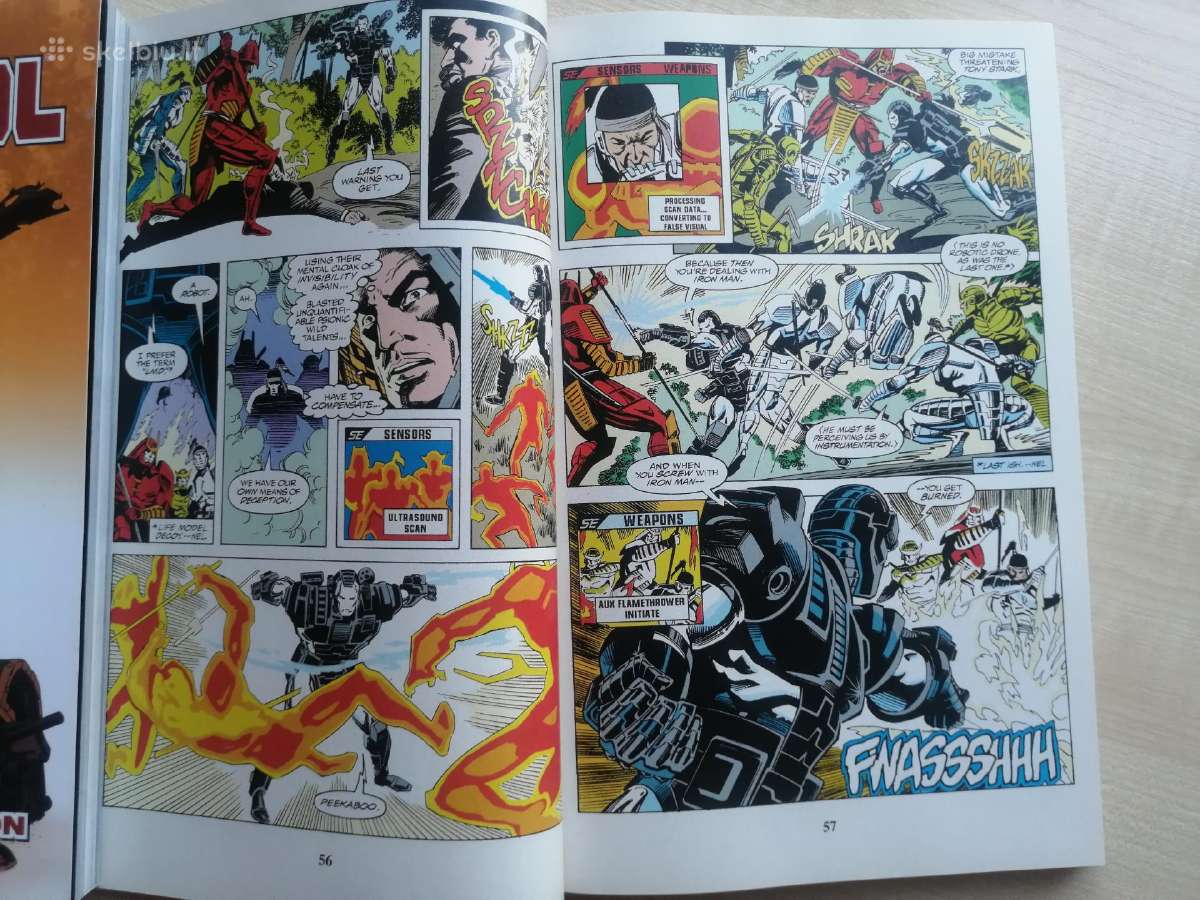 Marvel Comics -Komiksai- Iron Man War Machine - nuotraukos Nr. 20