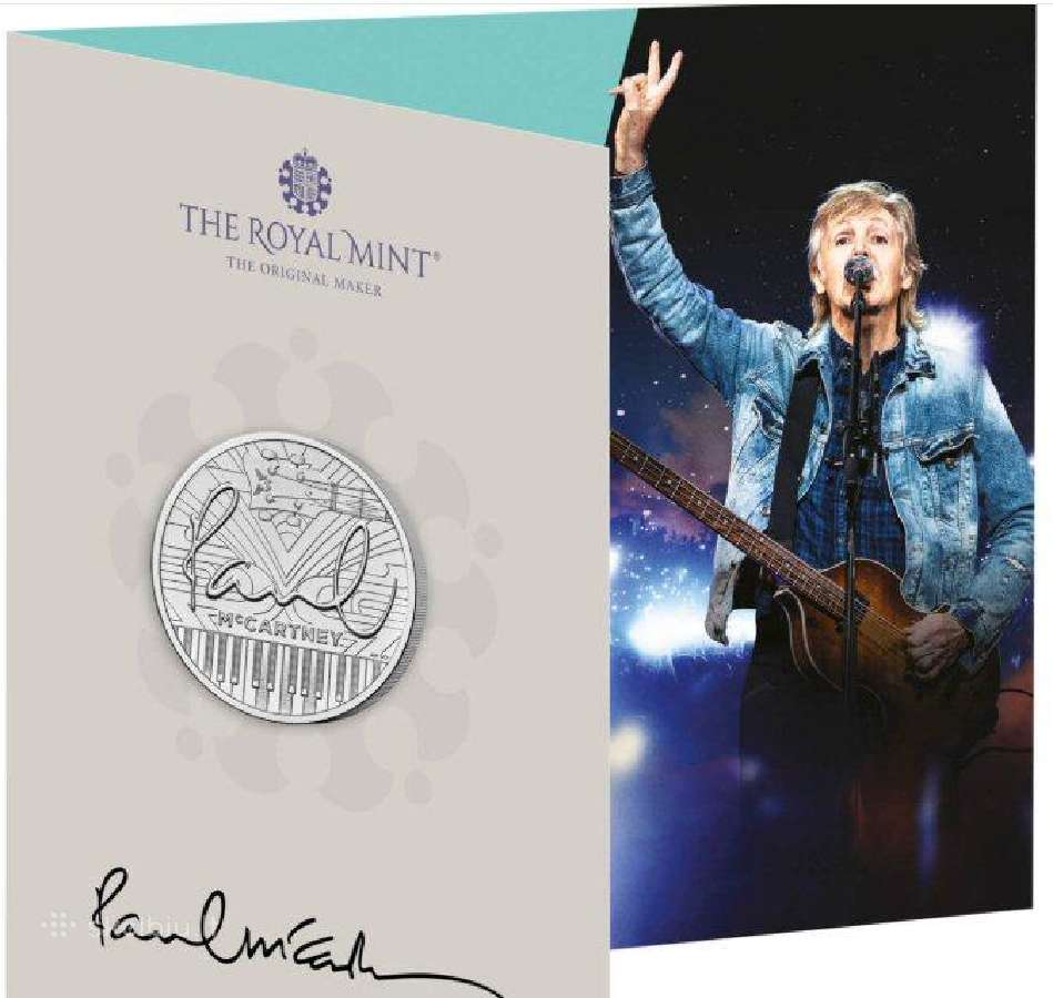Muzikos legendos - Polas Makartnis 2024 Jk 5£ Bu