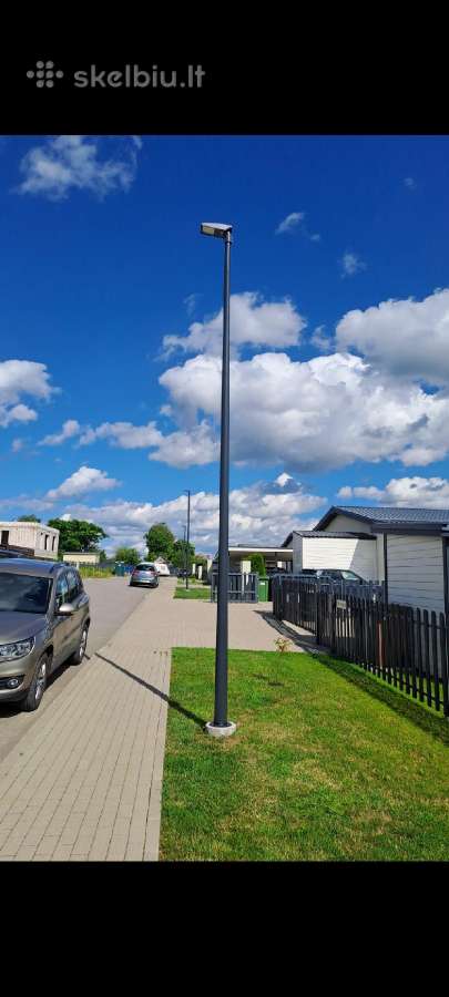 Stulpai vaizdo kamerom,gatvių apšvietimui