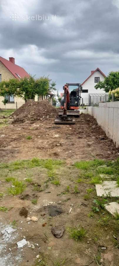 Mini ekskavatoriaus nuoma - nuotraukos Nr. 16