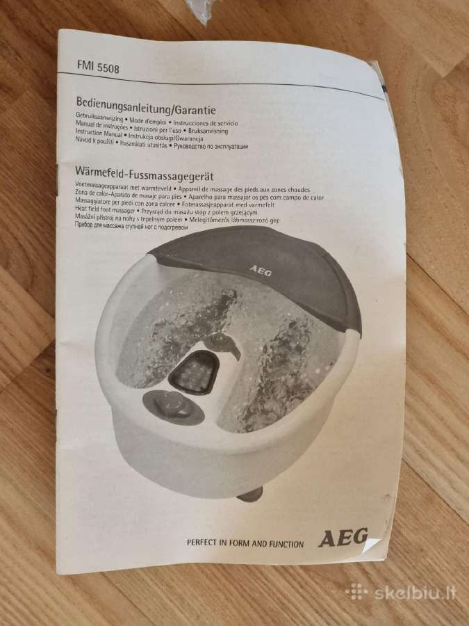 Kojų masazinės vonele Aeg - nuotraukos Nr. 6