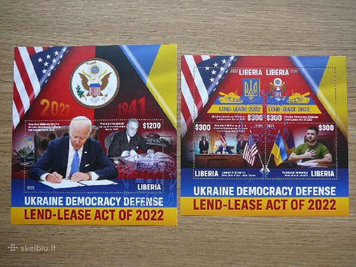 Karas - Ukraina Liberija 2022 Aktas antsp. lbr42