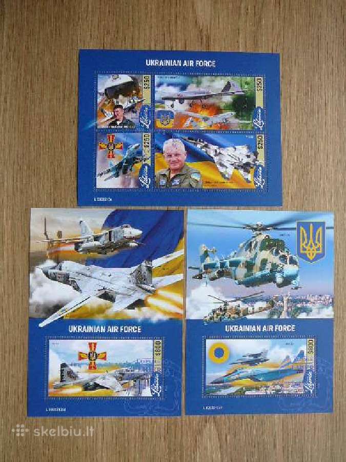 Karas - Ukraina Liberija 2022 Lektuvai Dronai lbr9