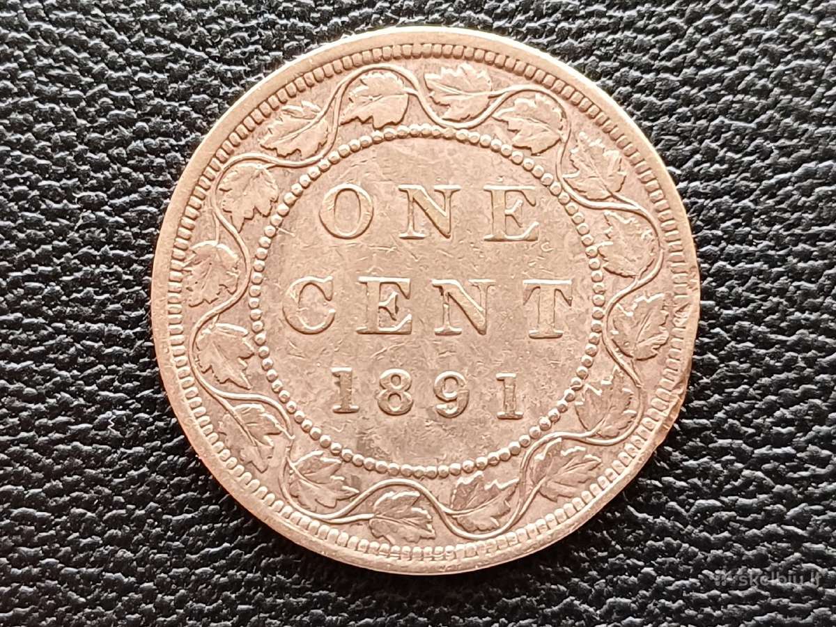 (108) 1 centas 1891m. Kanada