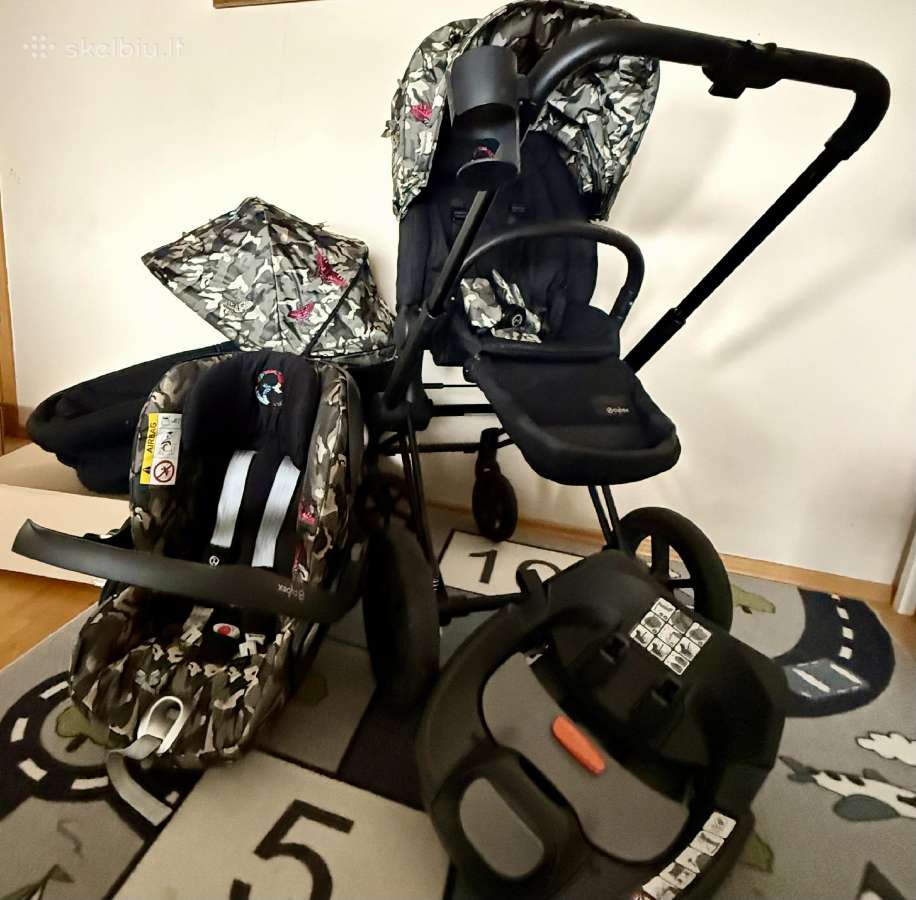 Cybex Priam 3in1 - Butterfly Upf 50+ - nuotraukos Nr. 2