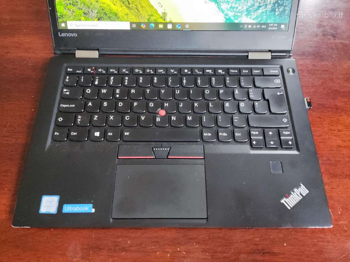 Lenovo X1 Carbon 4th Gen i7-6gen 8gb RAM 256gb SSD - nuotraukos Nr. 6