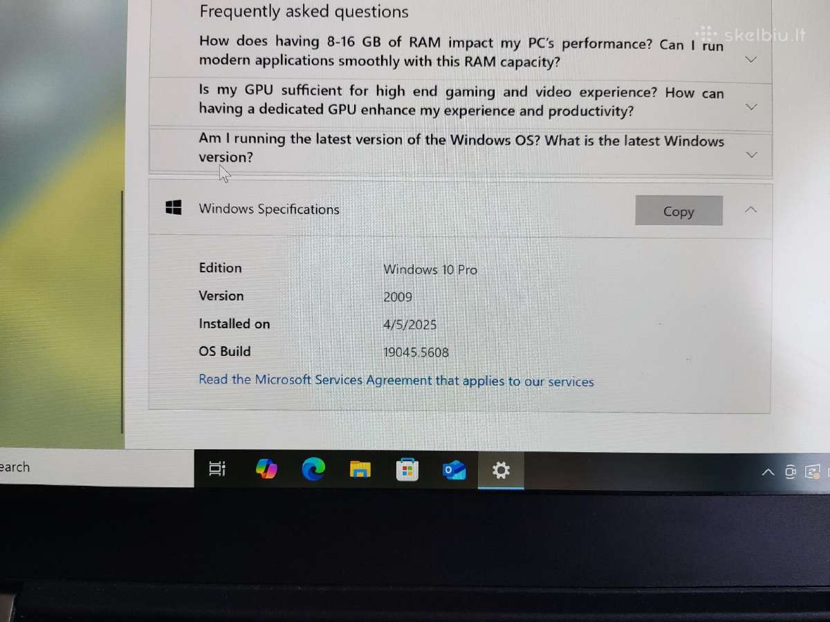 Lenovo X1 Carbon 4th Gen i7-6gen 8gb RAM 256gb SSD - nuotraukos Nr. 8